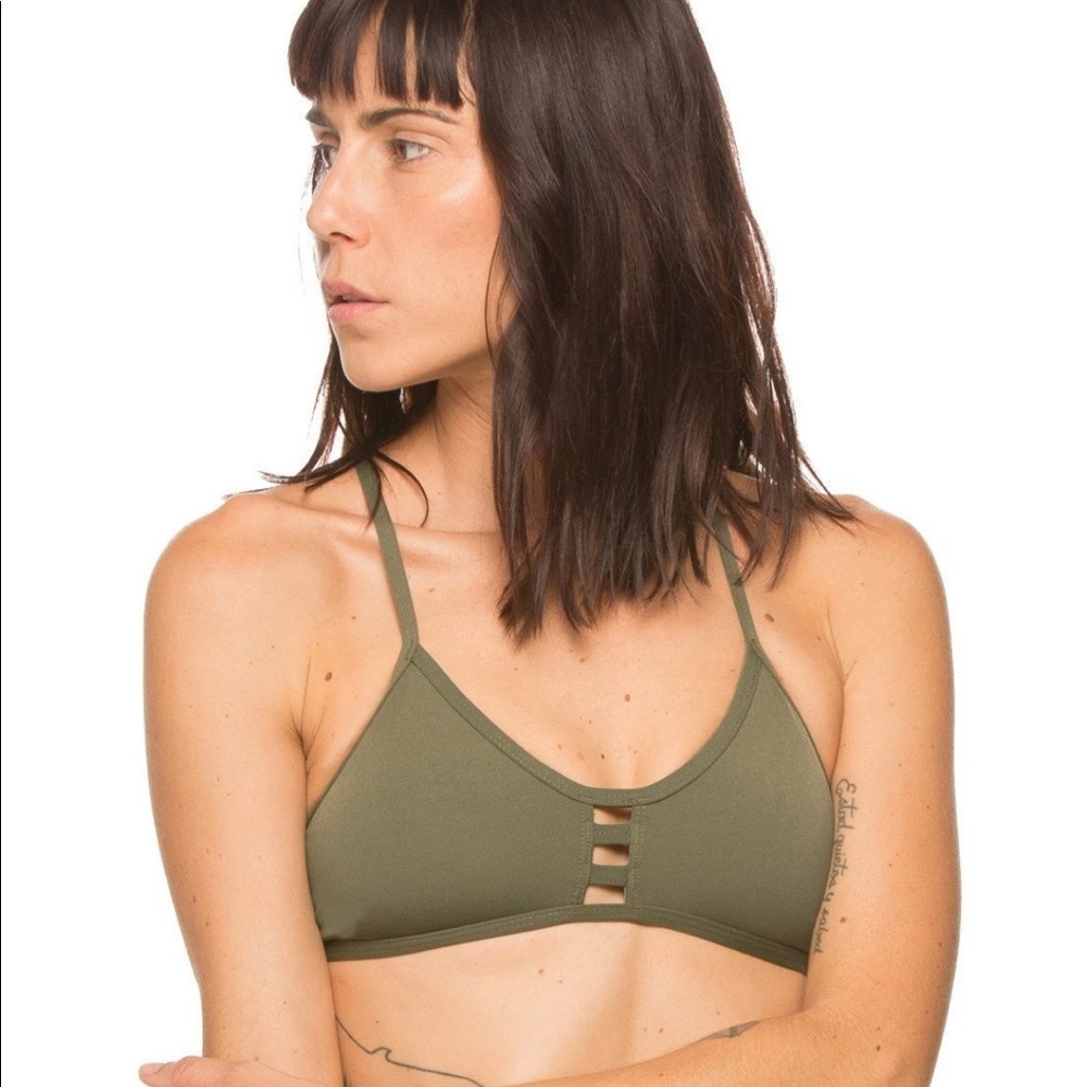 Jolyn Tomcat Army Green LG top